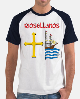 riosellanos, light background. man, baseball style, white and royal blue