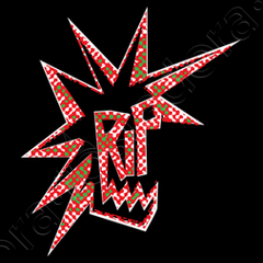 Rip Punk Logo Panic Buttons Punk Tribute Button Badge Set Germs,