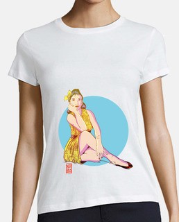 robe jaune pin-up