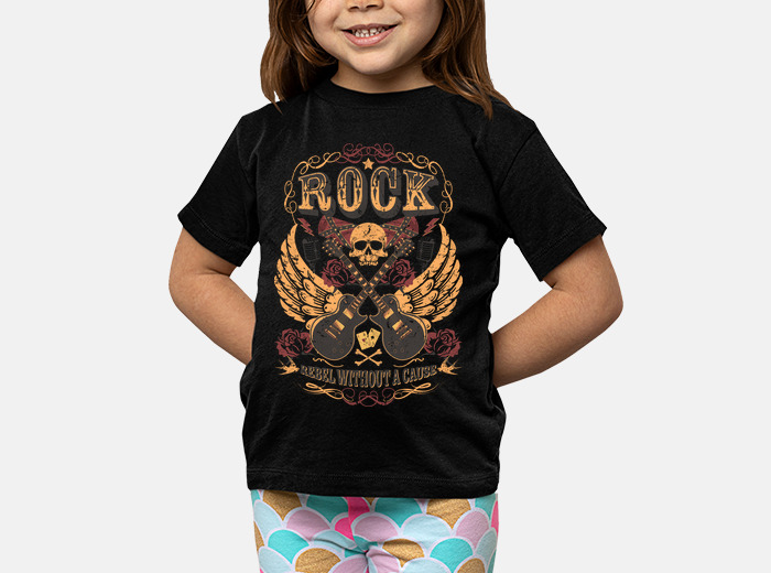 Camisetas rockeras para niños new arrivals