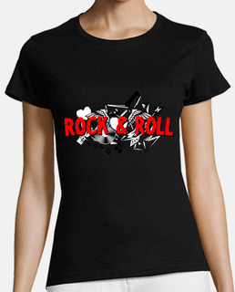 Rock  Roll Logo Rocker Music Lover