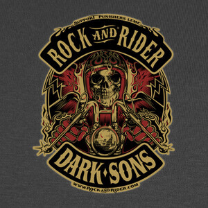 T-shirt rock and rider sons dark
