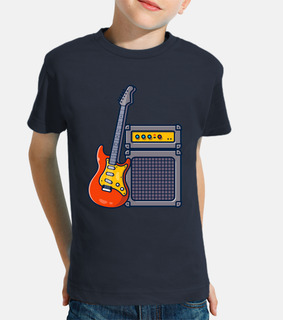 rock guitar and amp