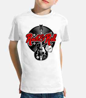 rock n roll t-shirt musica chitarra dado vinile rockabilly rockers