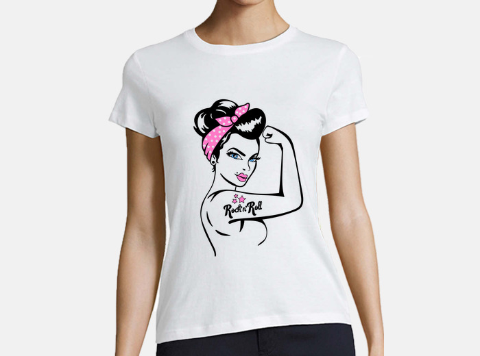 Rockabilly Pin-Up Girl T-Shirt