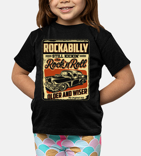 rockabilly bambini t-shirt vintage auto vintage 1950 vintage rock e roll rocker classici americani c