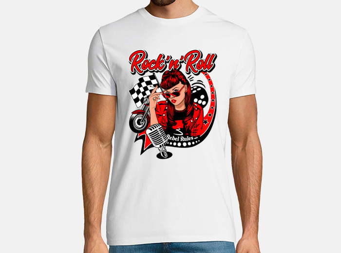Rockabilly pin up girl rockers rock and
