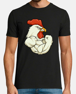 Rooster At The Gym  Fitness Training Muscles