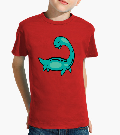 ROPA INFANTIL CAMISETA DINOSAURIO MARINO PARA NIÑO, MANGA CORTA