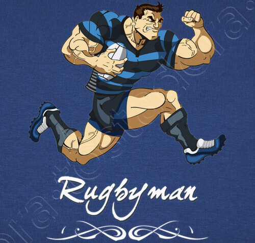 Tee Shirt Rugby Rugbyman Tostadora Fr