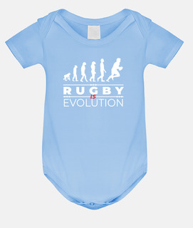 rugby is evolution - humor message