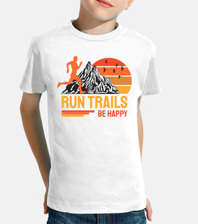 Run Trails Be Happy Trail Runner