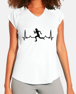 Running Heartbeat Line Funny Runner