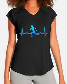 Running Heartbeat Line Mom Runner Gift
