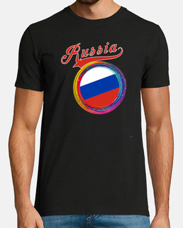 Russia Sports Holi Color Framed Russia Flag