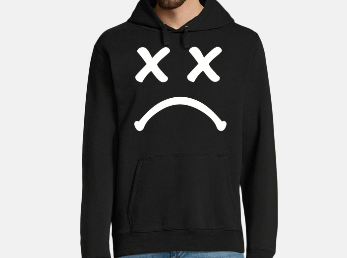 Sad smiley hoodie tostadora