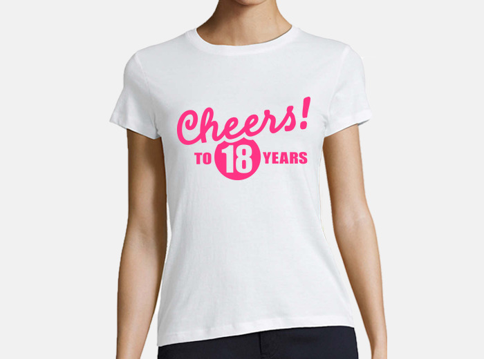 T-shirt saluti a 18 anni di compleanno