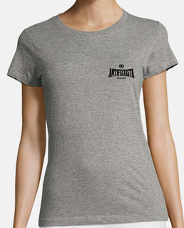 samarreta gris m - Antifeixista negre 2.0 mini
