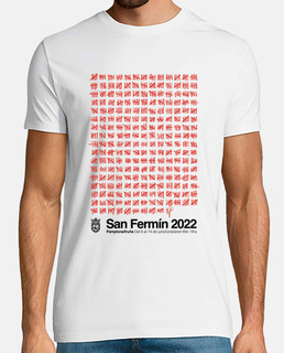 San Fermín 2022 camiseta blanca chico