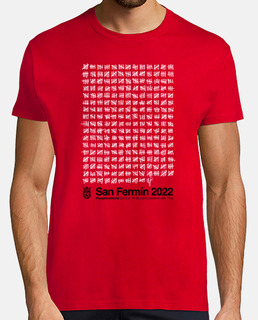 san fermin 2022 red t- t-shirt boy