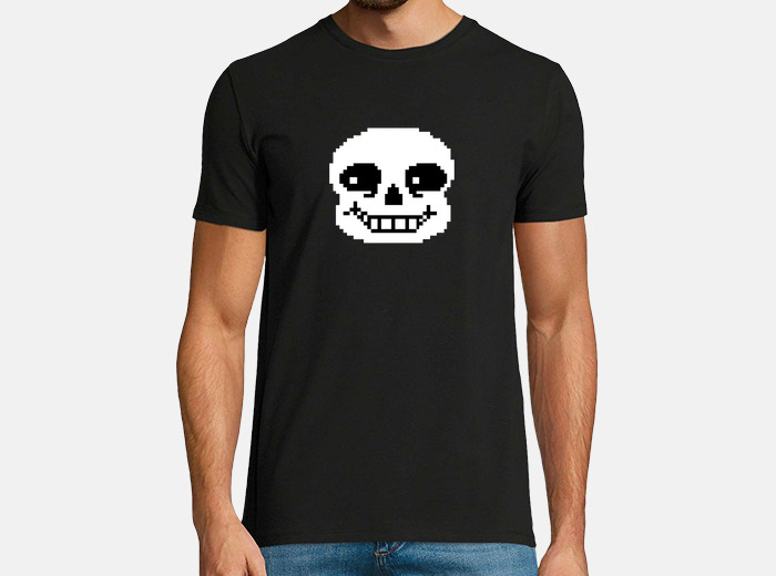 Men Custom Casual Sans Underpants Sans Sprite Short Sleeve Funny T-Shirt  Black : : Everything Else