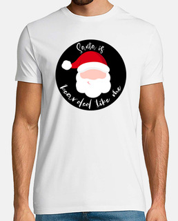 santa tiene barba como yo
