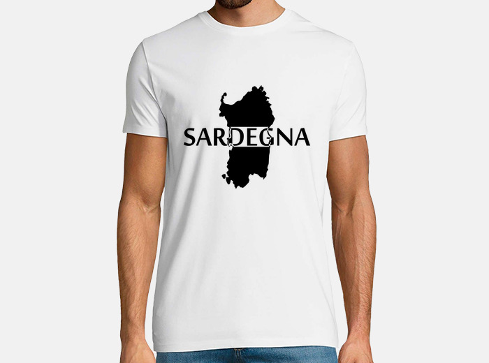 Sardinia souvenir t-shirts map design | tostadora