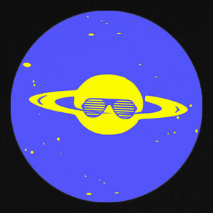 T-shirt Saturn with sunglasses