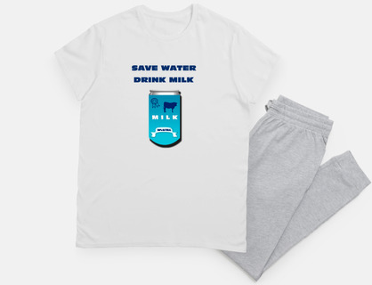 save water drink milk