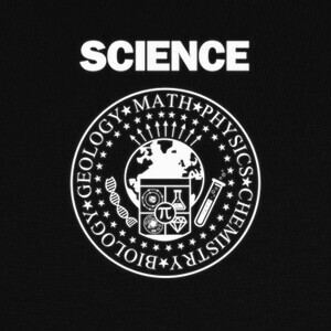 T-shirt science rock s