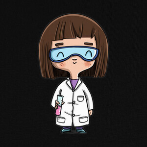 Playeras Scientist girl