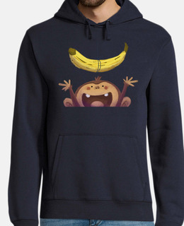 scimmia e banana