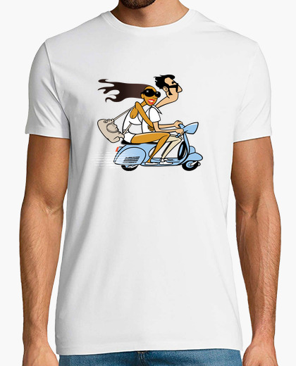 Scooter couple t-shirt