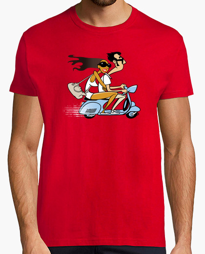 Scooter couple t-shirt