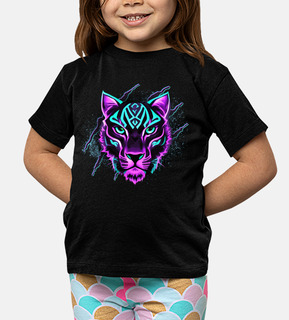 scratched cyber panther - futuristic de