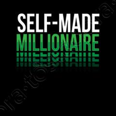 Self Made Millionaire Rich Framed Print | Tostadora