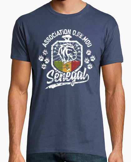 Senegal lion terra oremou t-shirt