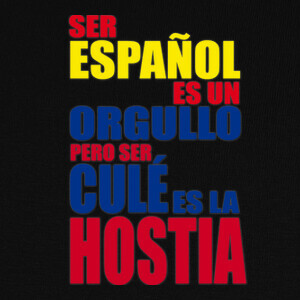 Camisetas Ser español es un orgullo