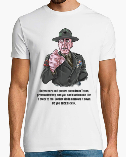 Only Steers And Queers Come From Texas Quote Sergeant Hartman - Only steers and queers come from Texas... (Full