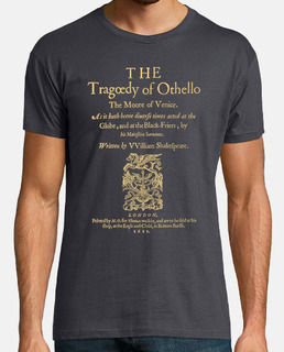 shakespeare, othello (1622 t-shirts sombres)
