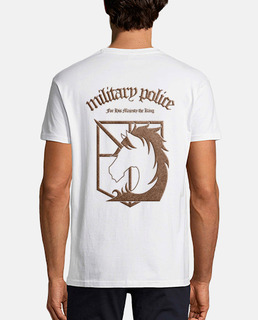 Shingeki la police militaire - brodé logos avant et arrière