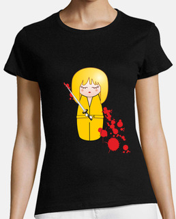 shirt jaune kokeshi beatrix (kill bill)