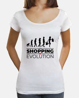 Shopping is evolution - Message Humour