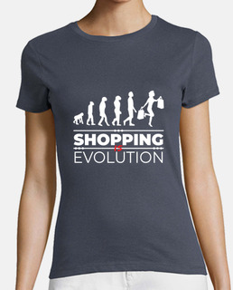 Shopping is evolution - Message Humour