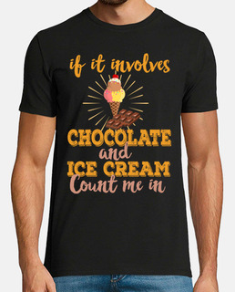 si se trata de chocolate y helado