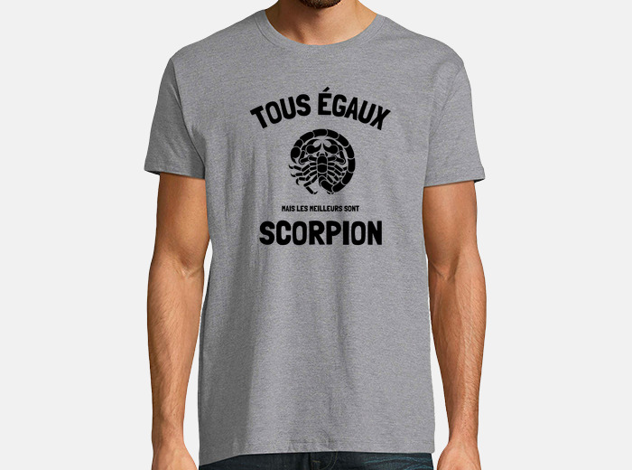 T shirt signe online astrologique scorpion