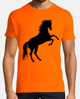 silhouette de cheval