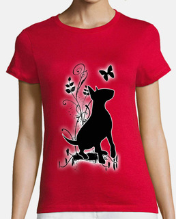 siluet bull terrier