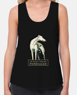 SiluetaGalgo-Camiseta TLargaNegro