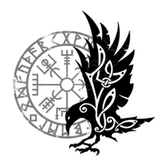 Autoadesivo Islandese Simbolo Magico Vichingo Odin Odinicraven Autoadesivo Islandese Simbolo Magico Vichingo Odin Odinicraven